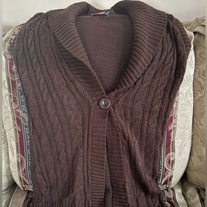 Say What women’s brown sweater size s